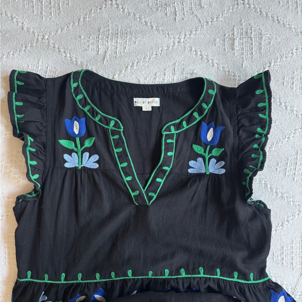 Roller Rabbit Embroidered Mini Dress - Picture 3 of 7